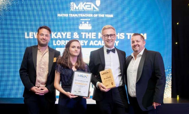Lord Grey Academy win Maths Team of the Year!