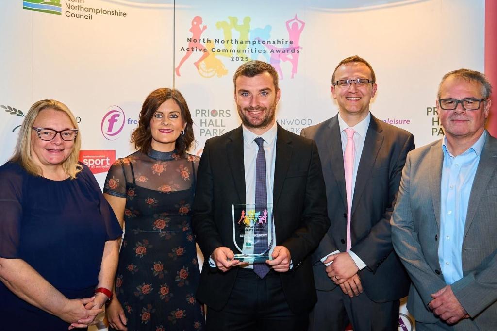 Rushden Academy PE Department wins Award!