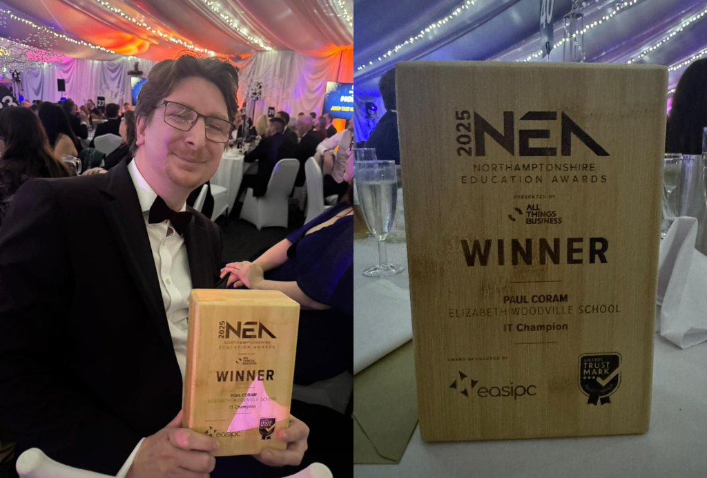 Elizabeth Woodville School Celebrates an IT Champion!